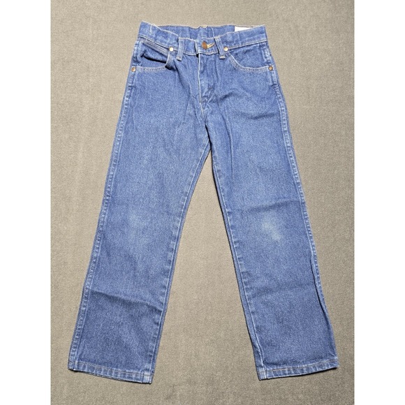 Wrangler Cowboy Cut Western Blue Denim Jeans 1013MWZBP Boys size 8‎ - Picture 1 of 5
